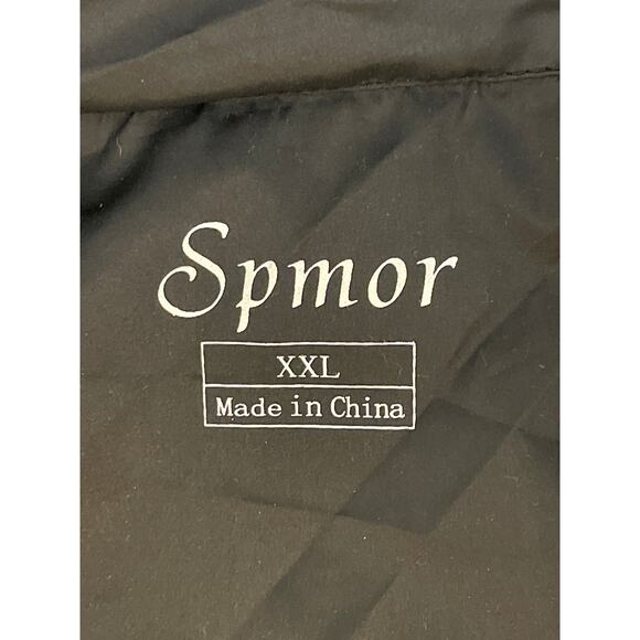 Spmor Women’s Waterproof Light Hooded Full Zip Jacket Color Black Size XXL - Picture 3 of 6